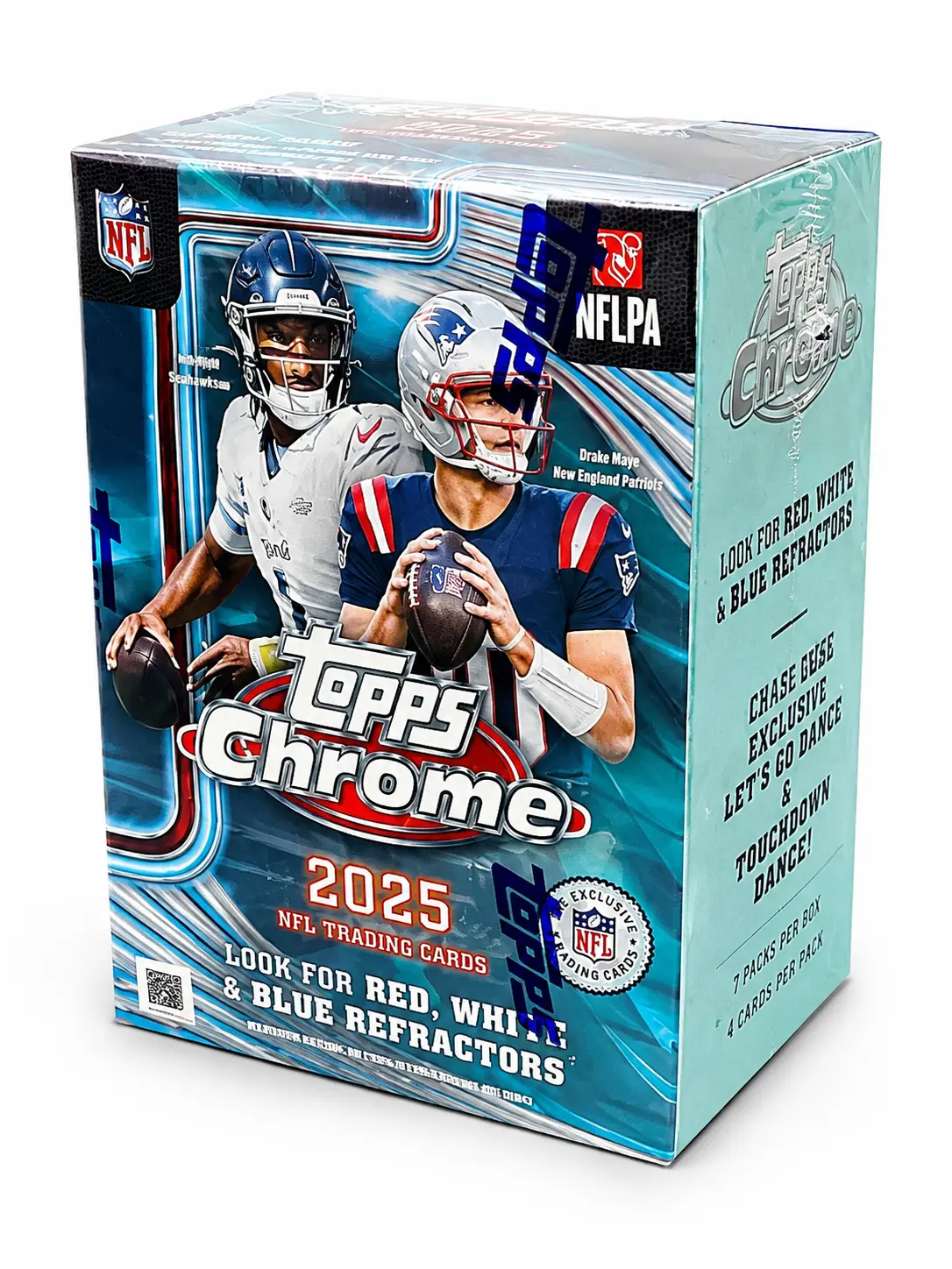 2025 Topps Chrome Football Blaster Trading Cards