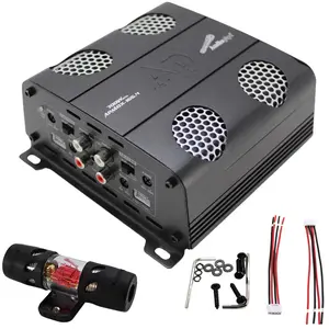 Audiopipe Full Range Class-D 165W-RMS 2-Ohm Mini Amplifier APMOX-165.4