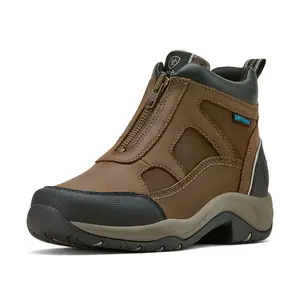 10061300 Ariat Women's Terrain Zip Waterproof Boot - Palm Brown