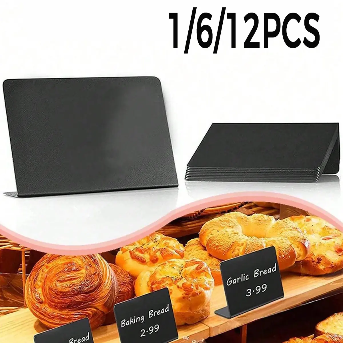 Mini Blackboard Signs for Food, Parties, Buffets, Weddings, Baking Shops, Acrylic Material, Table Tags, Event Decorations