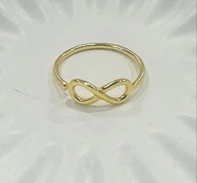 Gold Infinity Ring
