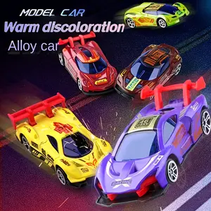 Heat-Sensitive Tech Magic! Alloy Transform Car - Color Change with Heat & Cold 6pcs Set - Kids Educational Toy - Perfect Gift for Boys & Girls
