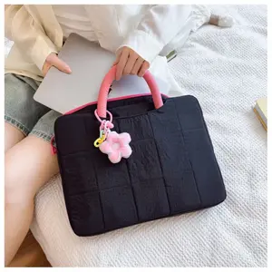 Korean Style New Notebook Laptop Bag for Women, Office Commuter Tablet iPad Storage Handbag, Casual Daily Use Backpack, Laptop Work Bags