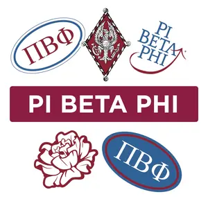 Pi Beta Phi Sorority Brand Focus Sticker Sheet