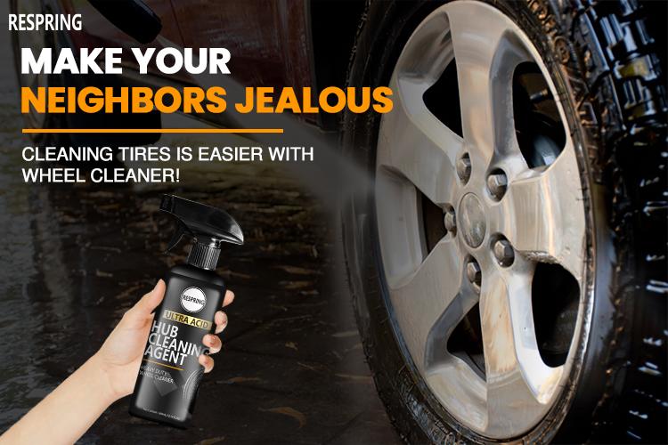 Ultra Acid Wheel Cleaner - Heavy Duty Hub Cleaning Agent for Car Wheels & Tires