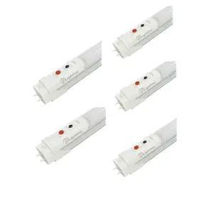 E2 LIGHTING 5-Pack 4ft T8 LED Bulbs 6W with Emergency Battery, 5 CCT Tunable 27K-50K, 120-277V, Ideal for Office and Warehouse