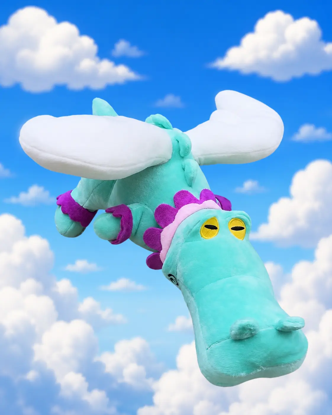 SADBOYZ Soft Plush Dragon Toy – 18" Winged Stuffed Animal (100% Cotton)