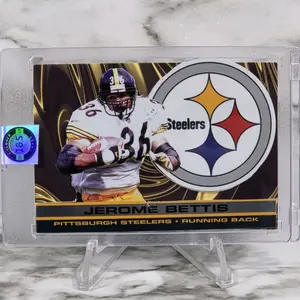 Jerome Bettis Steelers Custom Football Card One of One