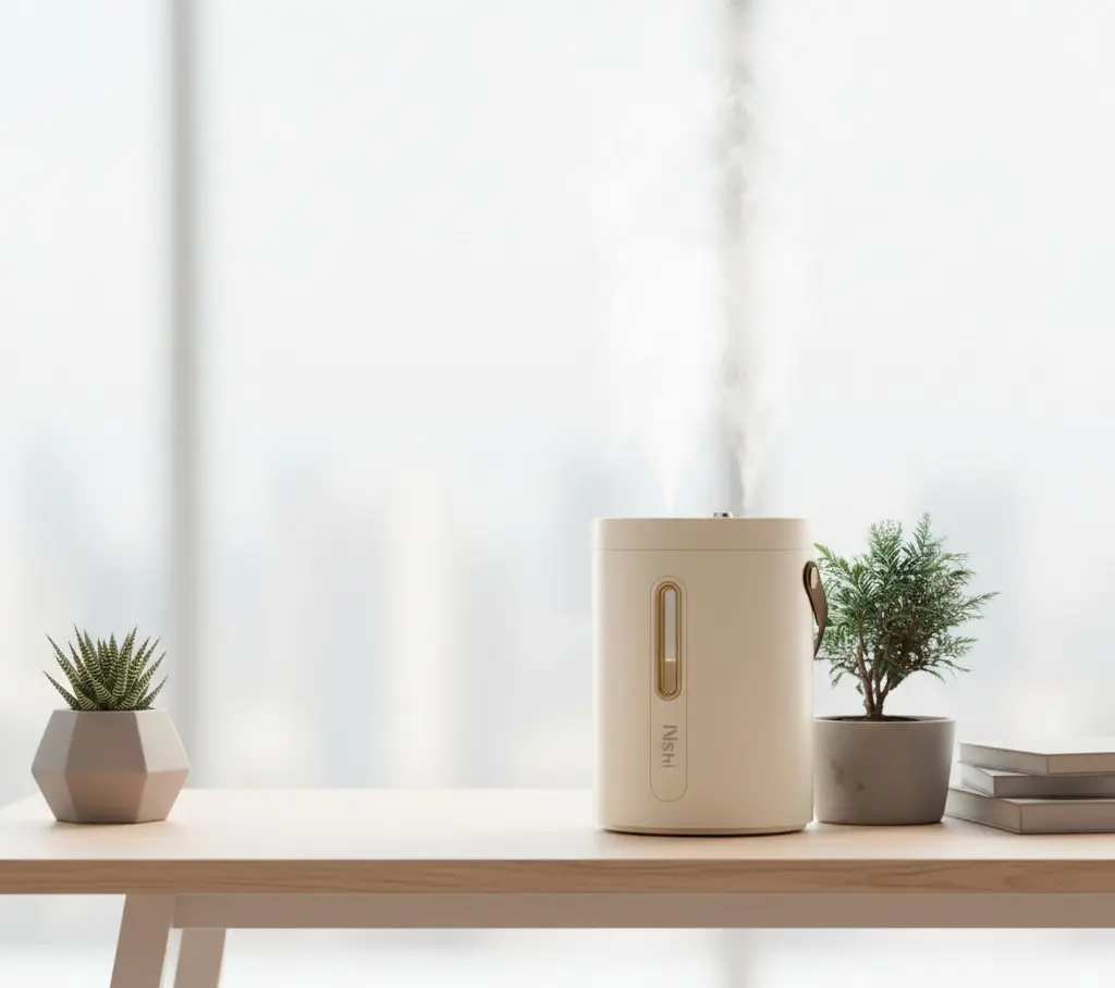 Top Fill Humidifiers for Bedroom, 2.5L Tank for Large Room, Easy to Fill & Clean, 26dB Quiet Cool Mist Air Humidifier for Home Baby Nursery & Plants, Auto Shut-off and BPA-Free for Safety, 25H