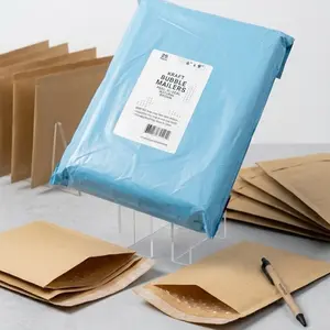 Premium 6" x 9" Self-Seal Kraft Bubble Mailers (25 Count) - Perfect for Small Business Shipping