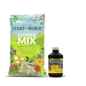 Ferry-Morse Deer Resistant Mix Bulk Wildflower Seeds, 1lb and SUPERthrive Vitamin Solution, 4oz.