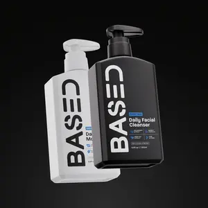 BASED Daily Skincare Duo 6.8FL OZ | Purifying Face Wash + Restoring Moisturizer | Built For All Skin Types | 100% Non-Toxic, Healthy Ingredients | Hormone Safe - ZERO Endocrine Disruptors 200ml