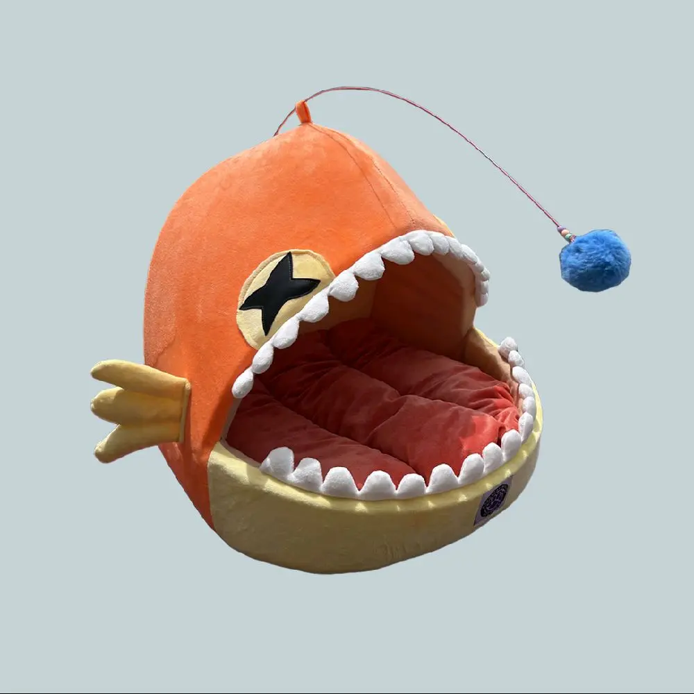 Magical Beans: AnglerFish Pet Bed for cats