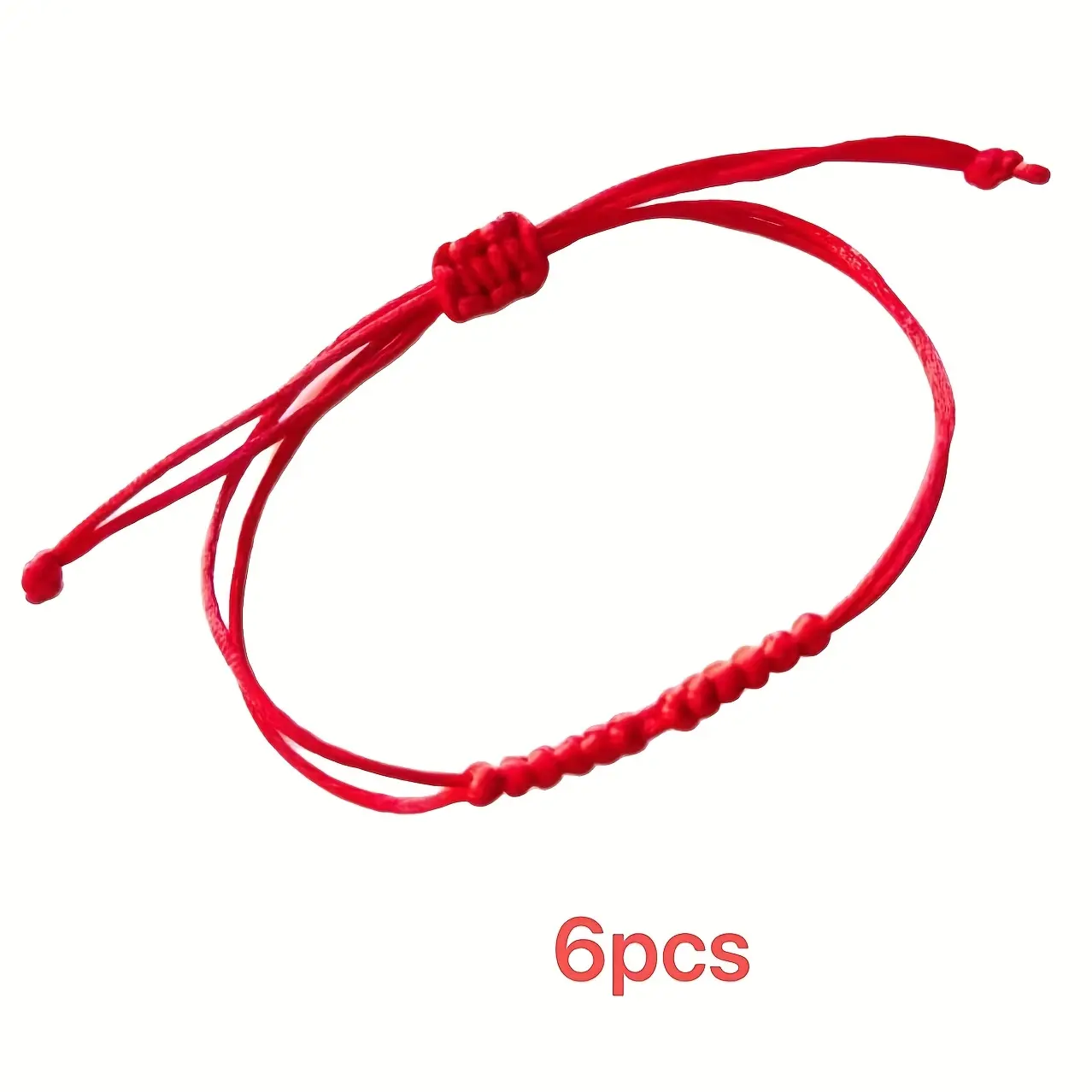 Red Rope Semi-finished Product 6 Pieces