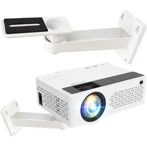 Mini Projector Wall Mount - Upgraded Angle Adjustable, 7.9 in Length, 360 Rotation, Compatible with  Mini Projectors