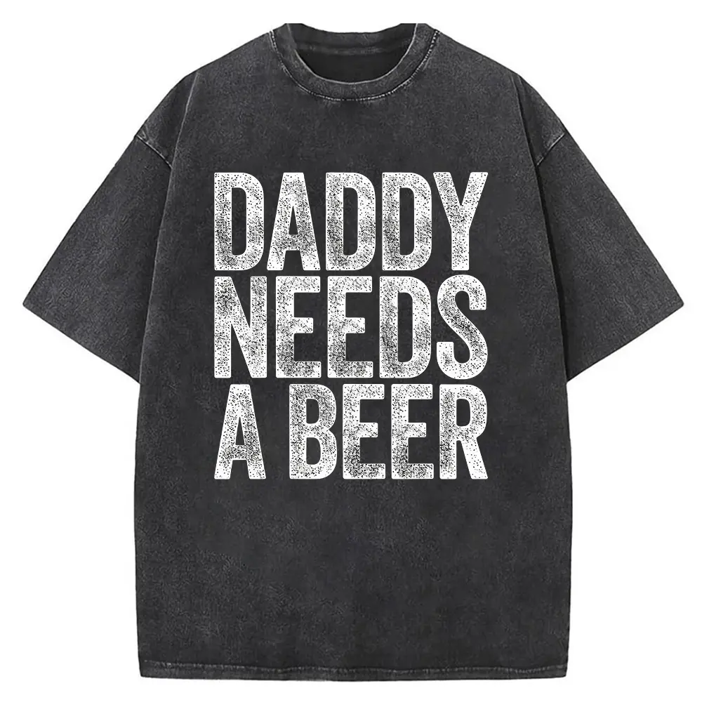 Washed T-shirt-Black