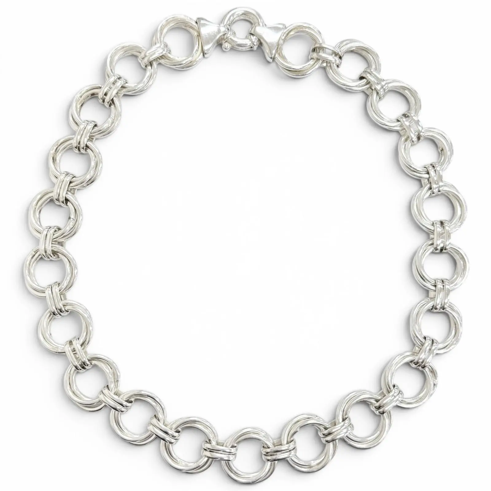 Pre-owned Tiffany & Co. Sterling Silver 925 (Ag925) Small Leather Goods Silver Necklace