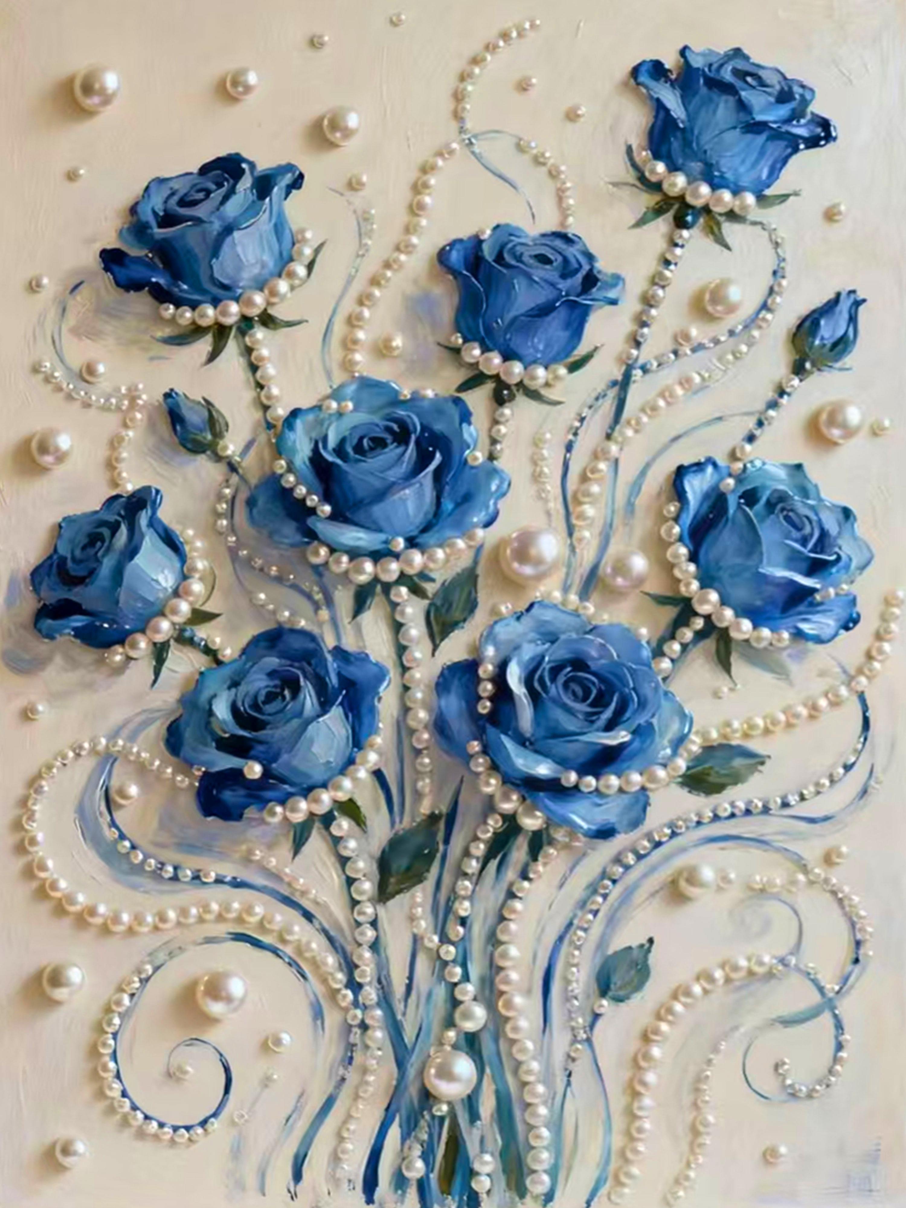 Shining Pearl DIY Art Painting - Easy for beginners, a exquisite handcrafted light luxury choice, elegant finished piece that brings artistic flair to your home space