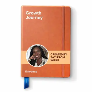 Emotions: A 30-Day Guided Growth Journal & Daily Planner by Tati from Wilkii | SHAPE Series | Personal Development Journal for Emotional Awareness and Balance