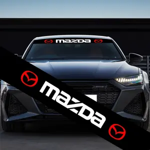 Car Front Windshield Sunshade Sticker, UV Protection Film for Mazda and Other Models, Automotive Accessories, Easy Installation, Sunshade For Car Outside