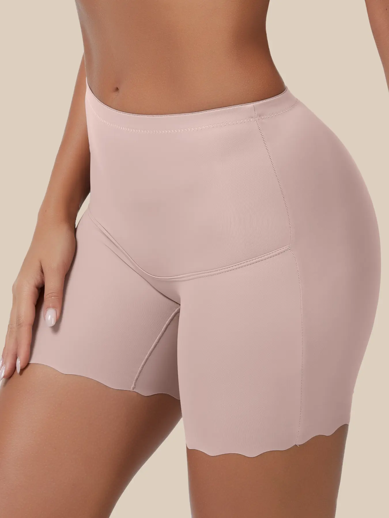 high waisted spandex shorts for under dresses Womens High Waisted Spandex Workout Shorts main image 1