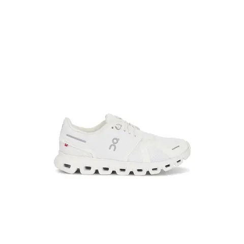 Women's On Cloud 6 Casual Trainers - White Footwear for Runner, Training, Walking, Sports Shoes