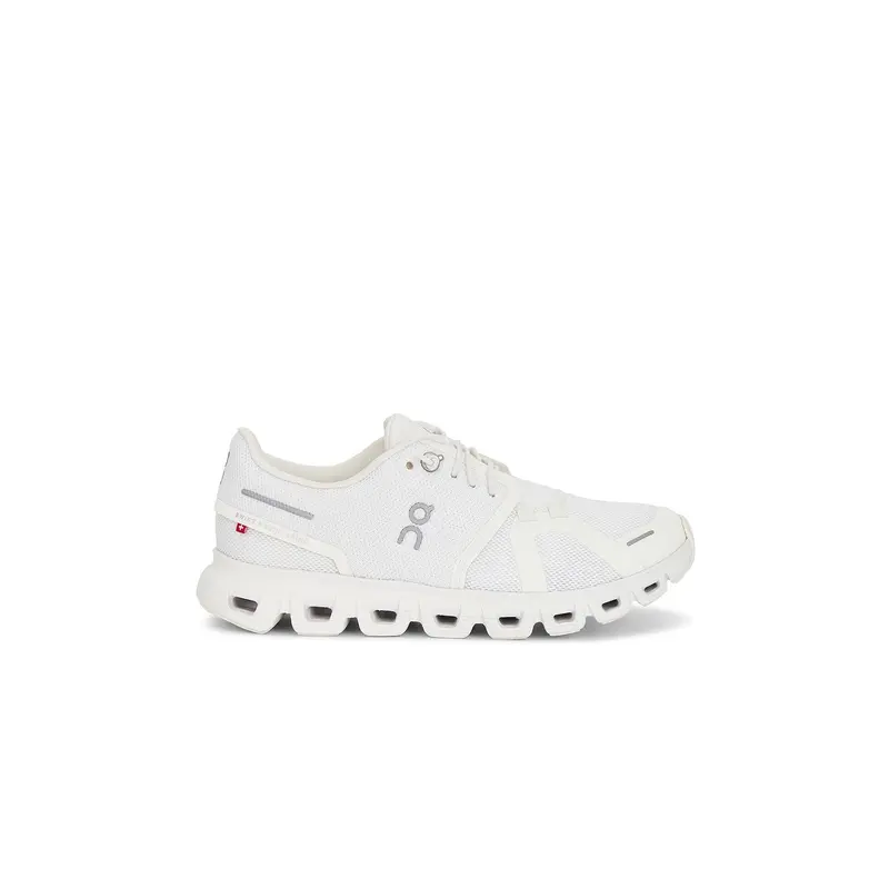 Women's On Cloud 6 Casual Trainers - White Footwear for Runner, Training, Walking, Sports Shoes