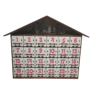 Fillable Advent Calendar with Drawers – Wooden Christmas Countdown