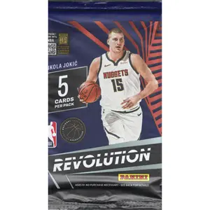 2023-24 Panini Revolution Chinese New Year Basketball Hobby Pack (5 Cards), Sports Trading Cards, Autograph Memorabilia Cards