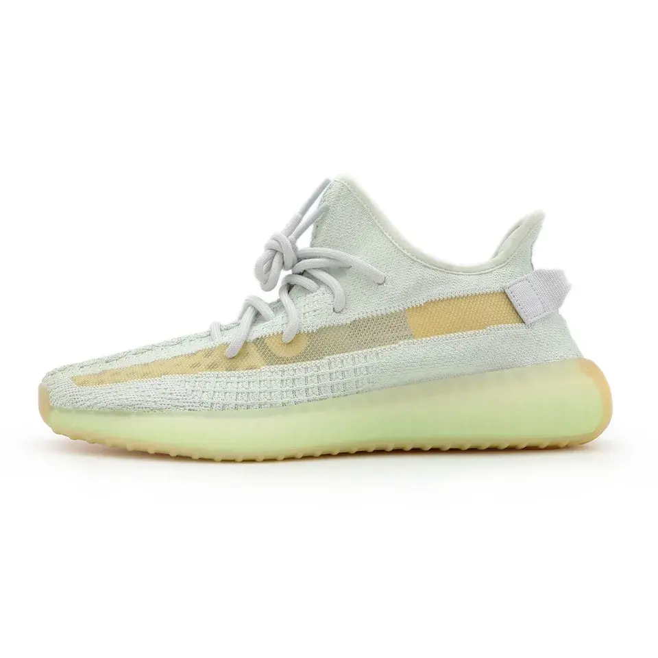 Adidas Yeezy Boost 350 V2 'Hyperspace' Knit Sneaker - Comfortable Athletic Trainer for Streetwear (2019 Release), Footwear, Hyperspace Theme, Boost Cushioning, Runs Small, Half Sizes, Casual