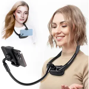 LOVFIVE Flexible Gooseneck Smartphone Holder - Aluminum Alloy Material, Adjustable Neck & Portable Stand with Durable Clip - Mount, Accessories