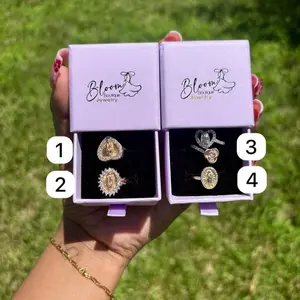 Bloom Jewelry Virgencita Rings Gold Plated - Elegant Collection