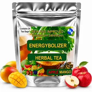 Energybolizer Herbal Tea | 24 Tea Bags | Apple Mango Blend