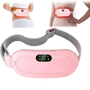 Portable Wireless Heating Pad, Menstrual Belly Warming Belt, Electric Massage Waist Belt, 3 Modes Temperature & 4 Modes Vibration, Women's Personal Care Appliances for Home & Travel, Cordless Heating Pad