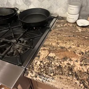 Professional Brushed Finish Grade 304 Stainless Steel Kitchen Edge Protectors and Gap Fillers 1/2" x 1" (2Pack)