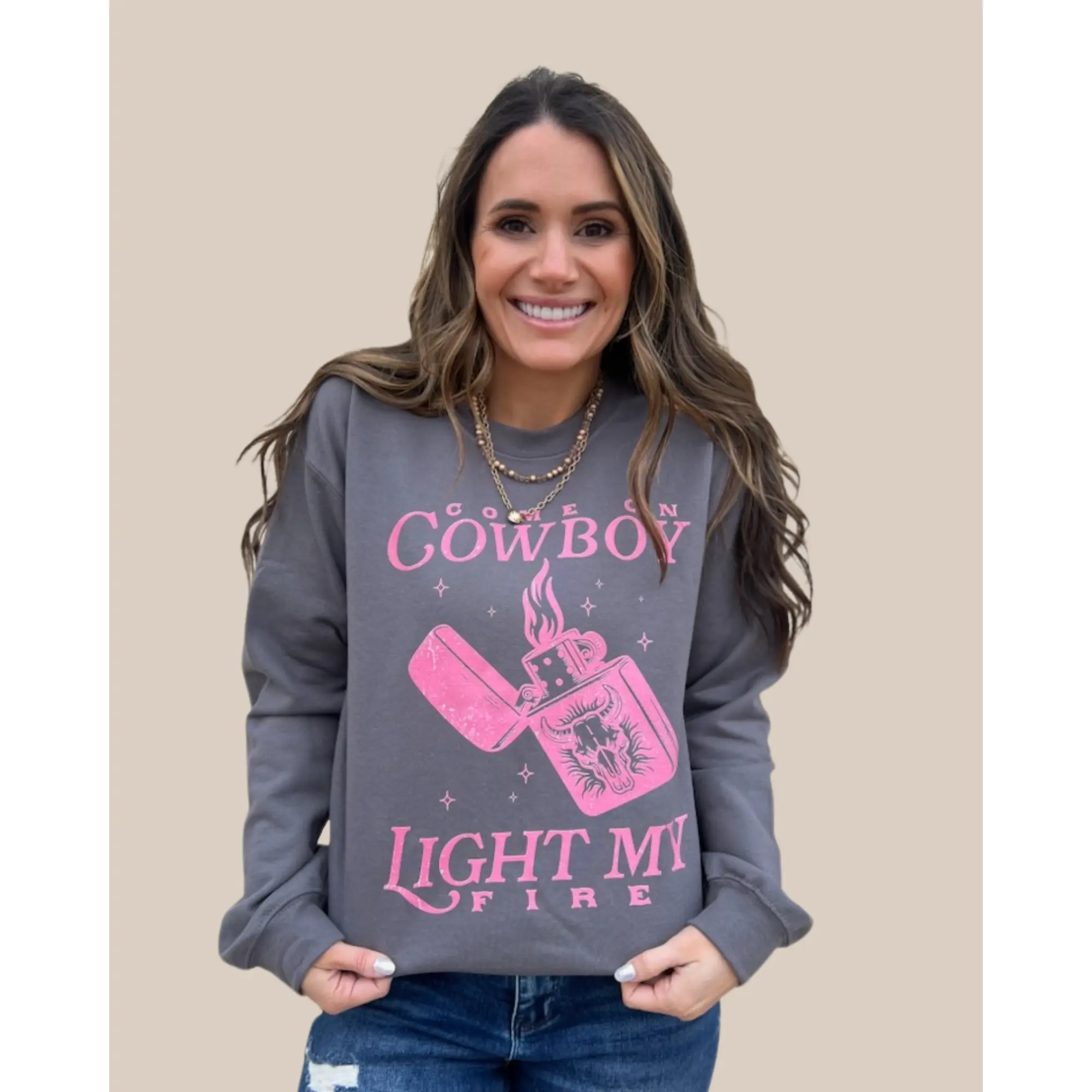 Cowboy Light My Fire Sweatshirt
