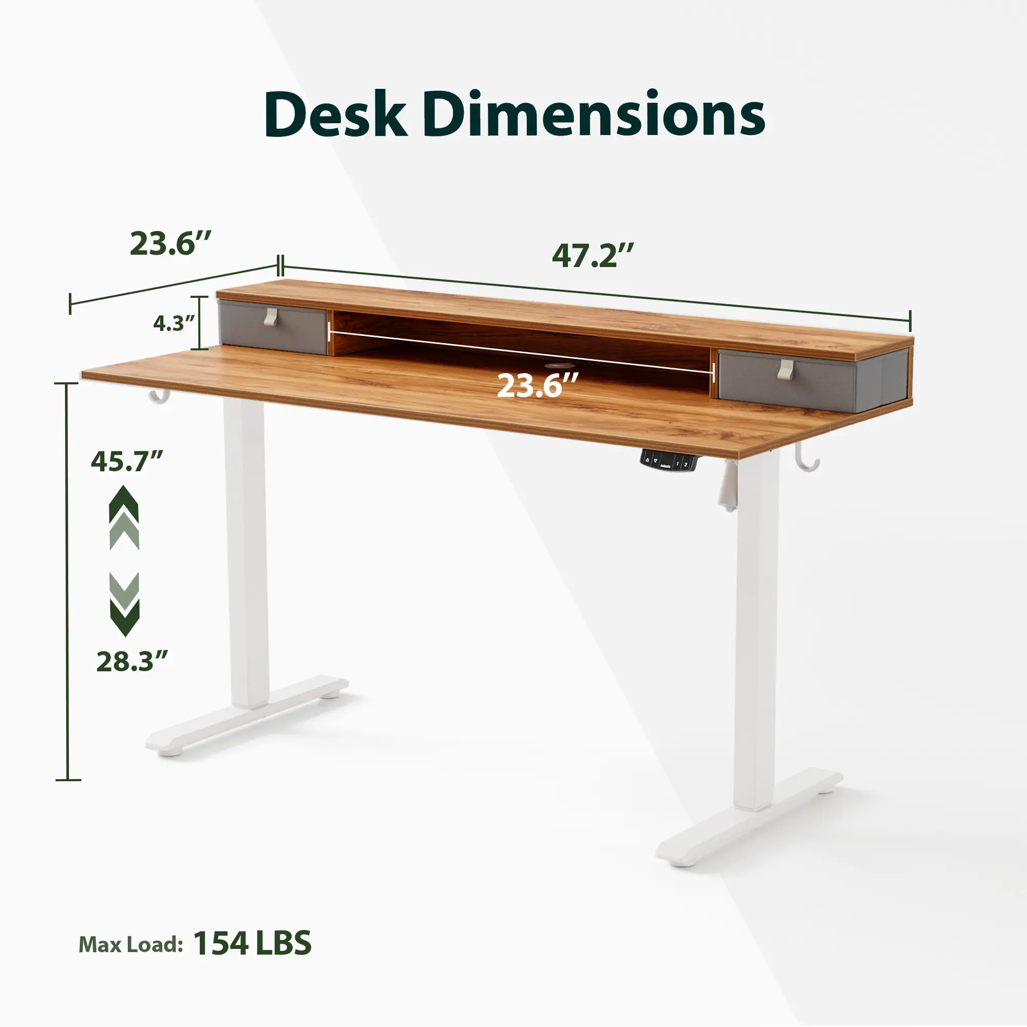 Light Rustic Brown - 47.2"