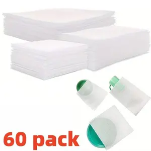 60 bags of foam packaging bags, 3 sizes of thick cushion packaging bags, reusable, to prevent the breakage and damage of valuables, used for packaging, handling, transportation, etc