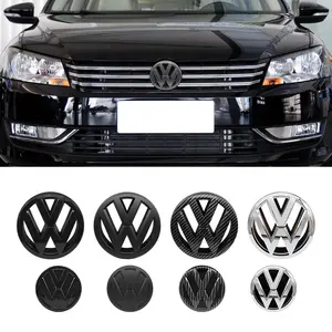 Volkswagen Passat 2011-2018 Front & Rear Emblems, Durable Abs Material, UV Resistant, Precision Molded Fit, Enhances Car Aesthetics