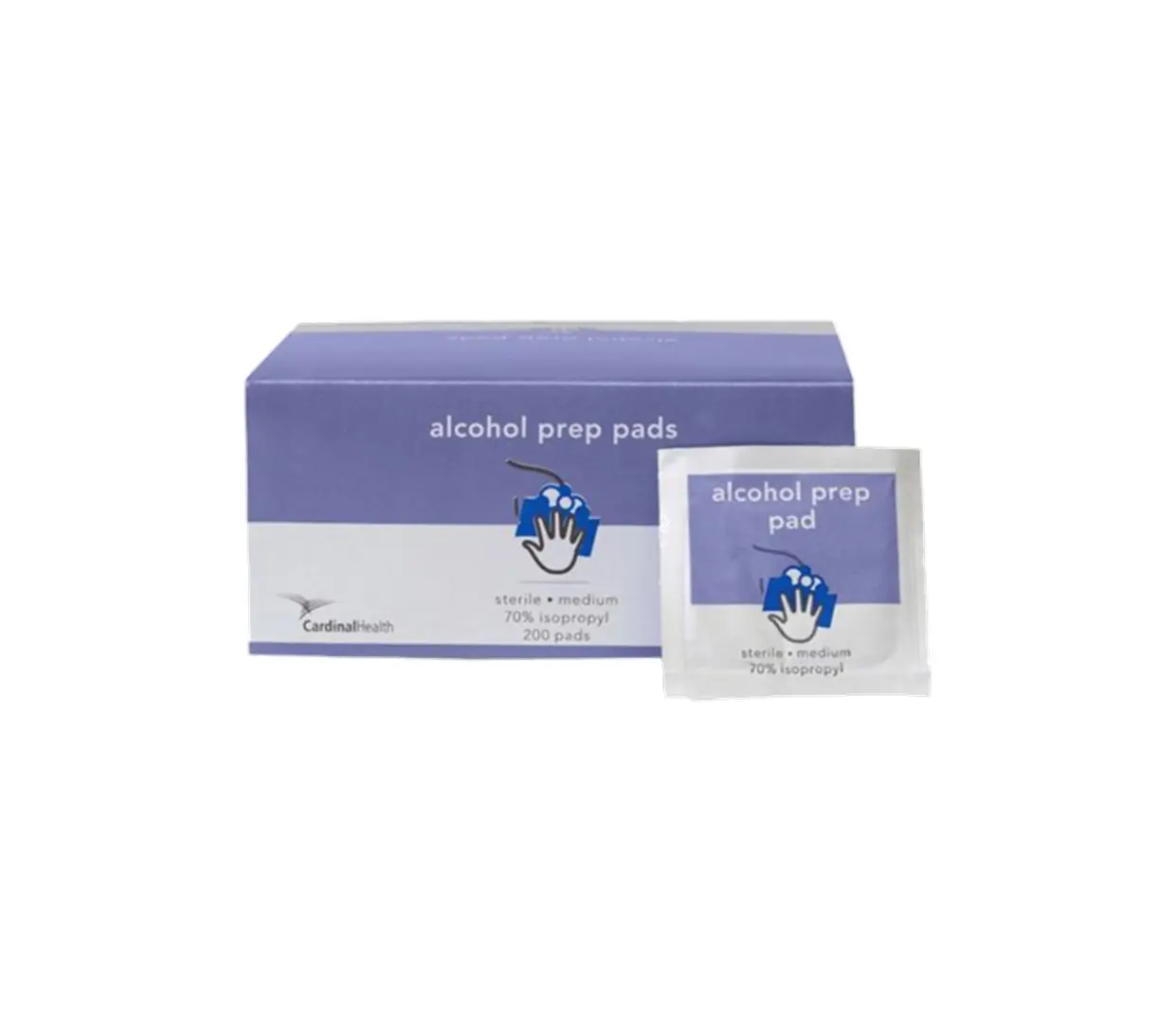 Cardinal Health ReliaMed Sterile Alcohol Wipe - 200 Ct. Cardinal Health ReliaMed Sterile Alcohol Wipe - 200 Ct.