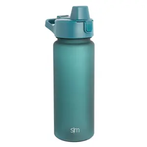 Simple Modern 22 Fl Oz Reusable Tritan Summit Water Bottle with Silicone Straw Lid|Riptide Simple Modern
