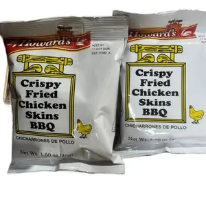 Howard's BBQ Fried Chicken Skins - 1.00 oz (29.5g) Chicharrones de Pollo Snack Flavor Bubble Gum