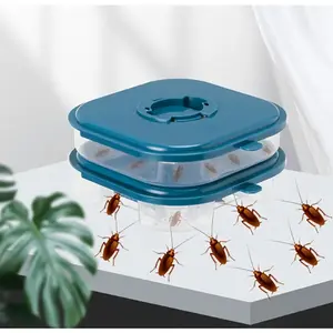 Cockroach Catching Box Without Bait, Cockroach Catcher, Insect Catcher, Cockroach Trap, Efficient Roach Cockroach Trap Catcher Box Capture, Reusable Traps Spiders Ants Cockroach Catcher, Pest Control, Apartment Essentials, Household Gadgets