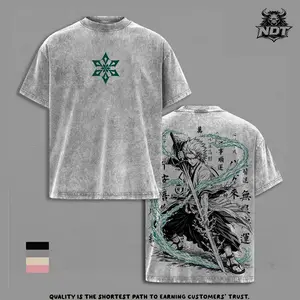 Toshiro Hitsugaya Bleach Anime Shirt Vintage Washed Graphic Tee Unisex Streetwear Manga Design Captain Hitsugaya Ice Zanpakuto Bleach T Shirt Gift for Anime Fans