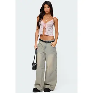 Santi Low Rise Baggy Jeans