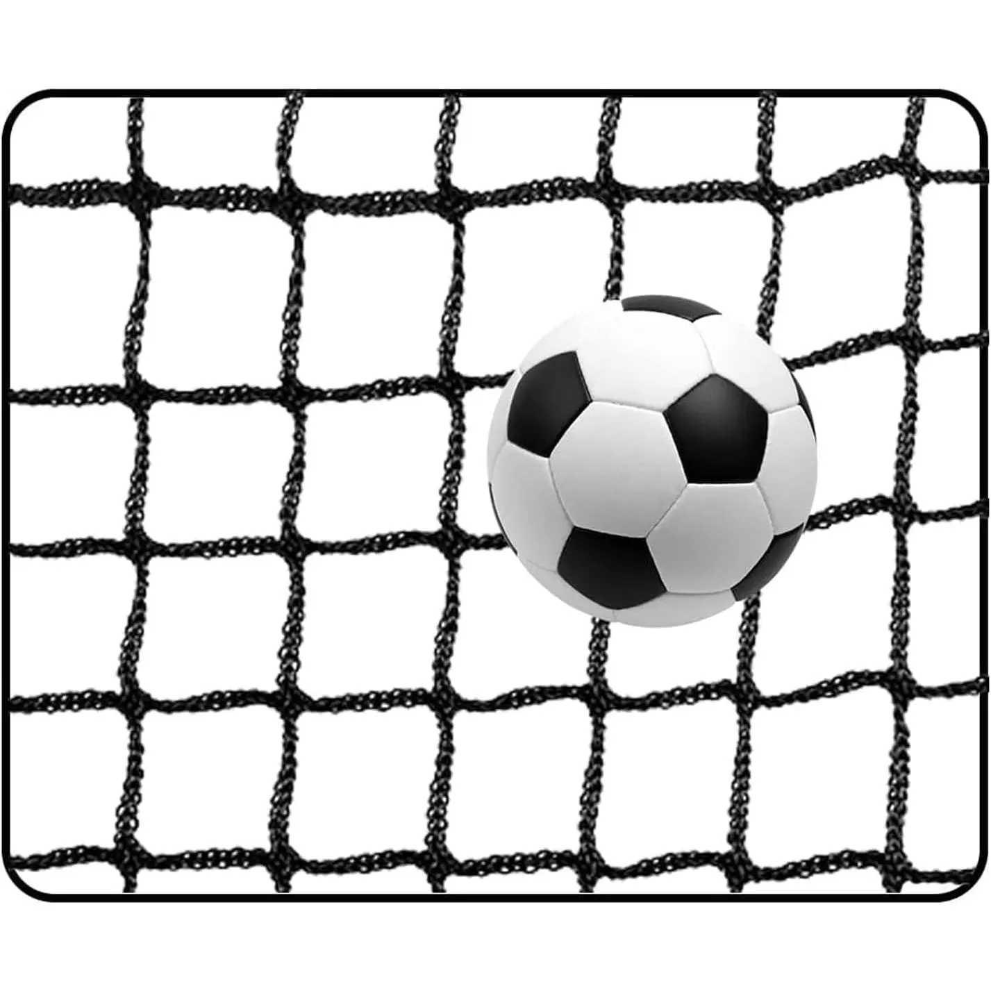 20ft, 30ft, 40ft Soccer Goal Net - Football Backstop, High   Practice Barrier, Nylon Ball Hitting Netting for Soccer and Hockey