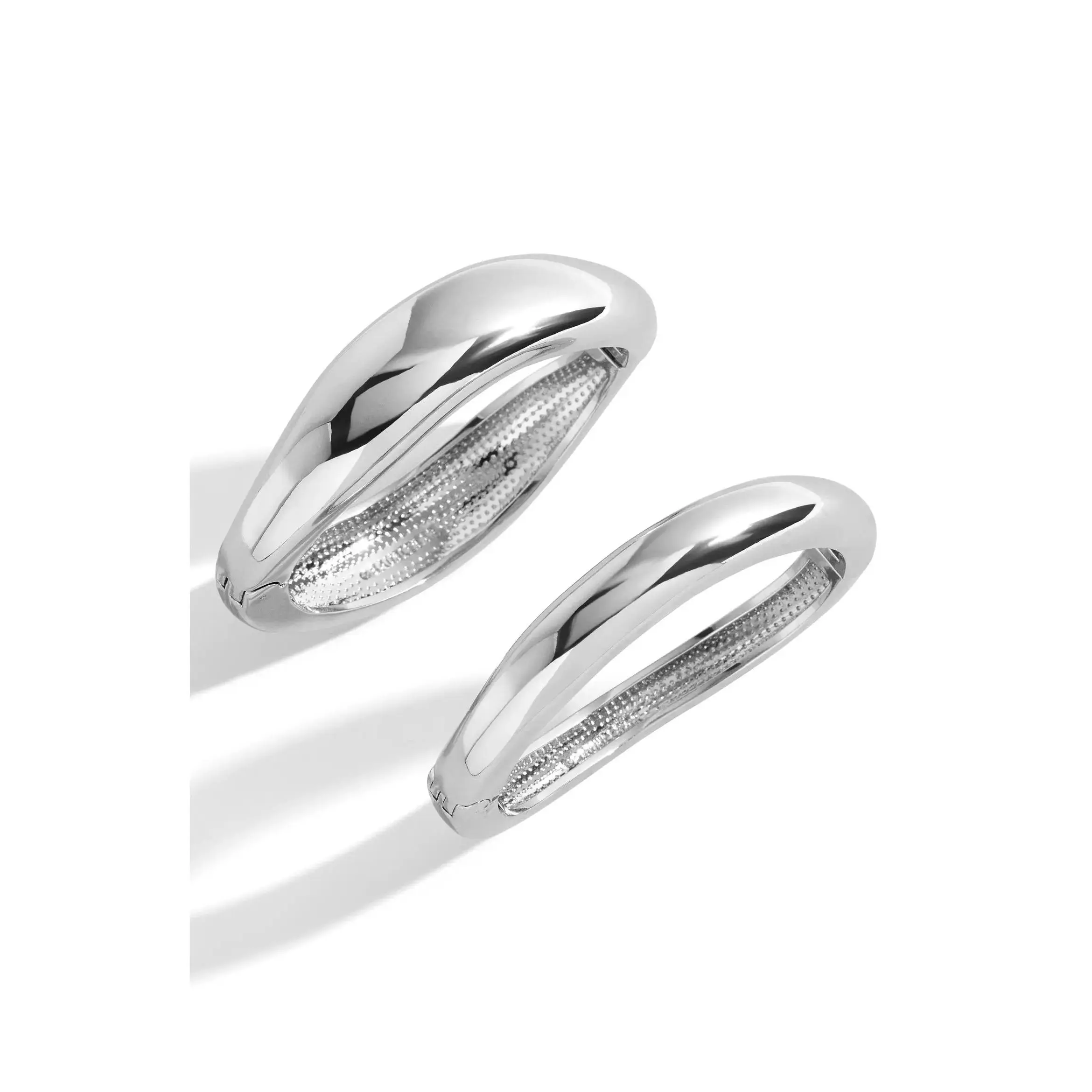 PRIYA HINGE BANGLE SET SILVER