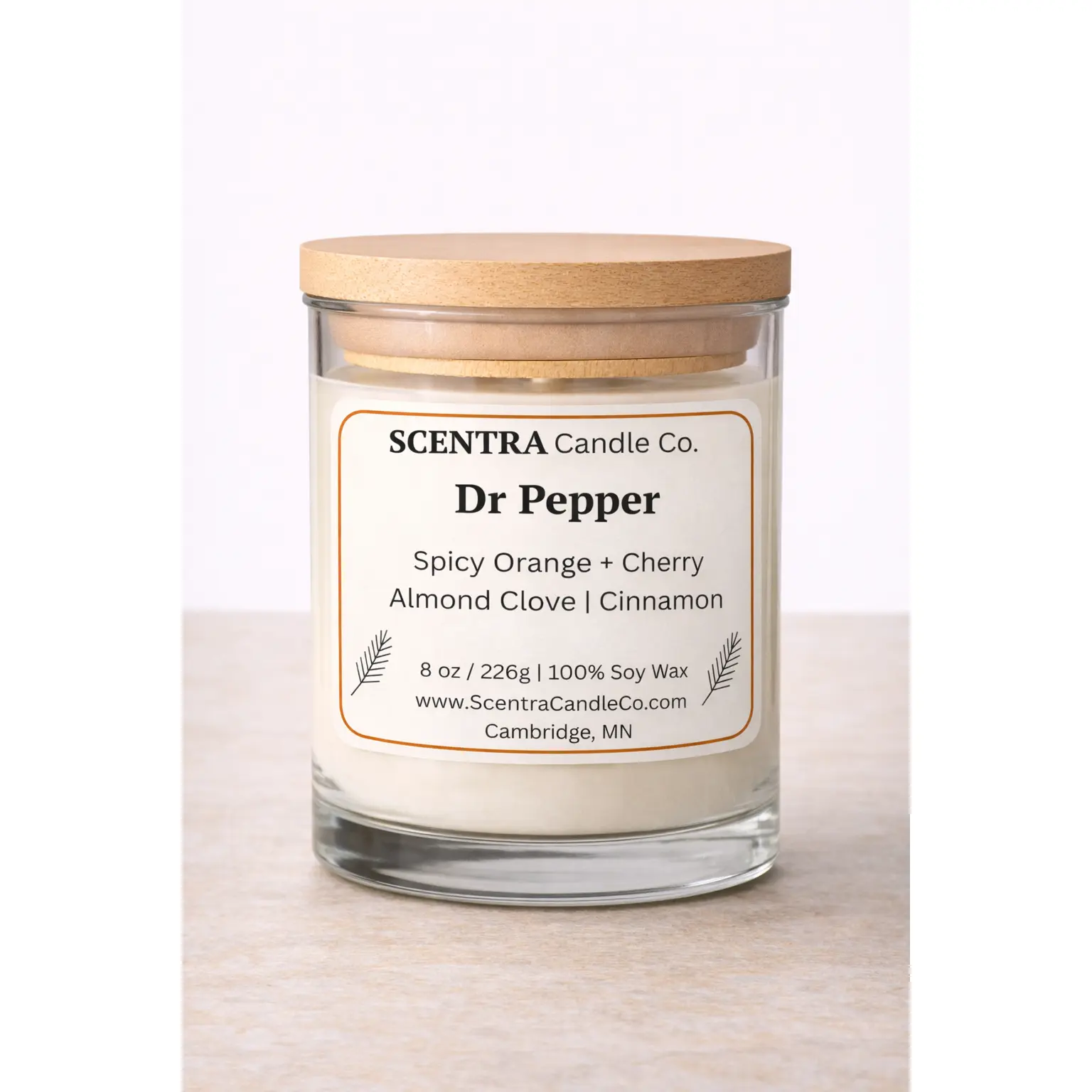 Dr Pepper Candle