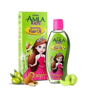 Nourishing Oil Hair Treatment - Dabur Amla Kids Nourishing Oil Hair Treatment 200ml Enriched with Olive & Almond Extract Essential Oils for All Hair Types Softens Strengthens Hair for Children Haircare