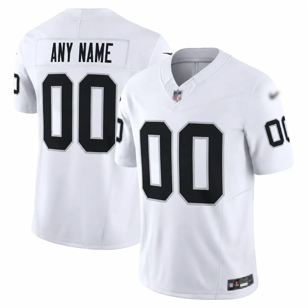 Men's Vegas Pro Football Fan Apparel - Bowers #89, Jeanty #2, Jackson #34, Miller #74, White #3 & Any Name Custom Game Day Jersey - US Stock